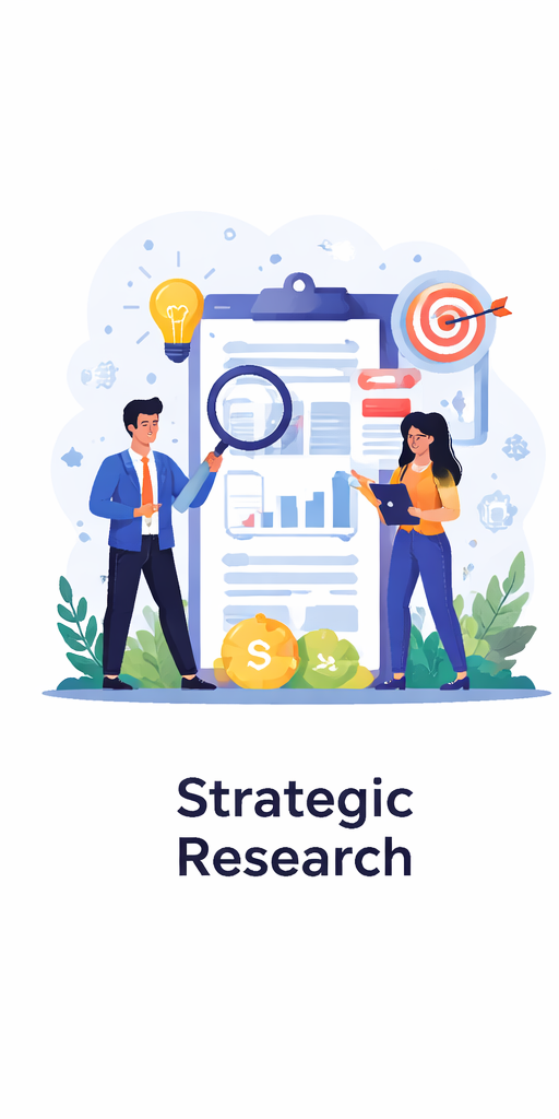 A high-end designer workspace with a sleek tablet showing a minimalist interface layout and a single emerald green crystal on the desk